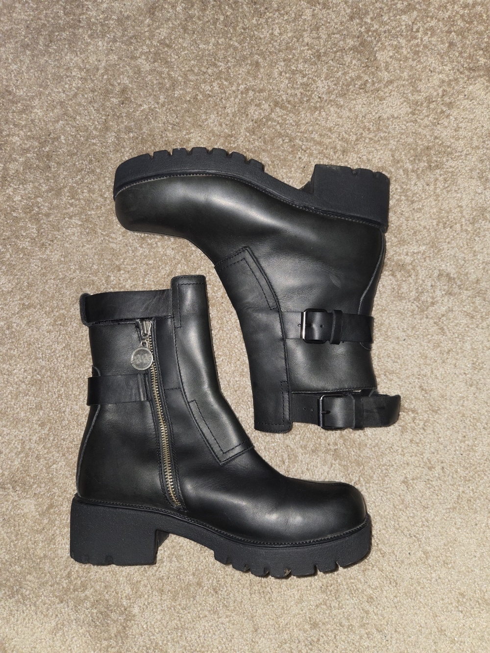 Double H Chunky Leather Boots